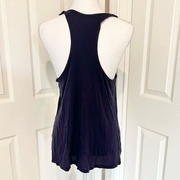 Refinery 29 Knit Pajama Racerback Tank Top Navy Small - Picture 6 of 10